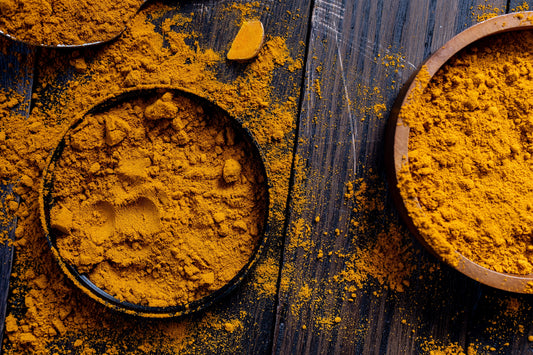 Bowls of turmeric