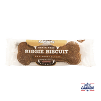 Peanut Butter & Honey biggie biscuit made in Canada