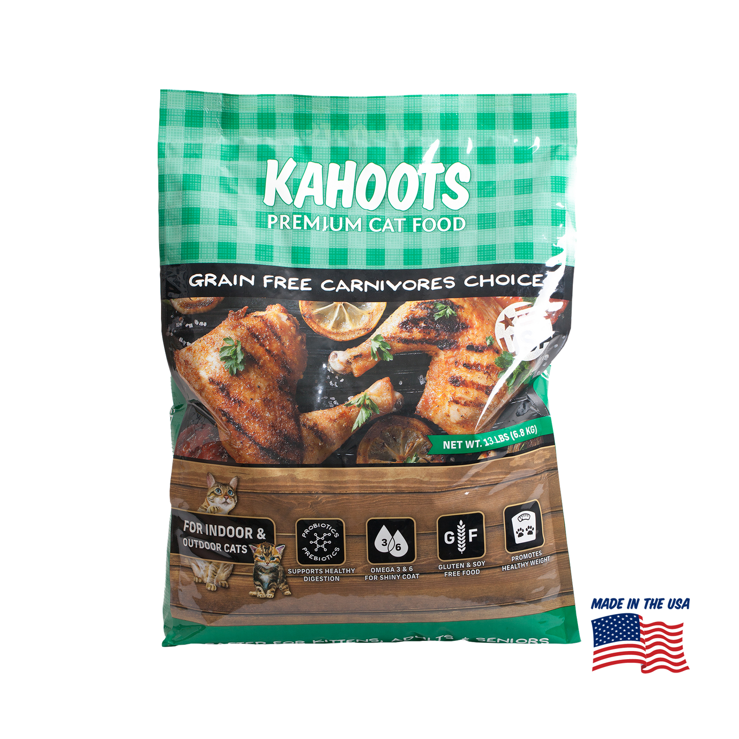 Kahoots Premium Cat Dry Food - Carnivores Choice 13lb