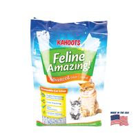 Kahoots advanced odor control clay cat litter, made in the USA