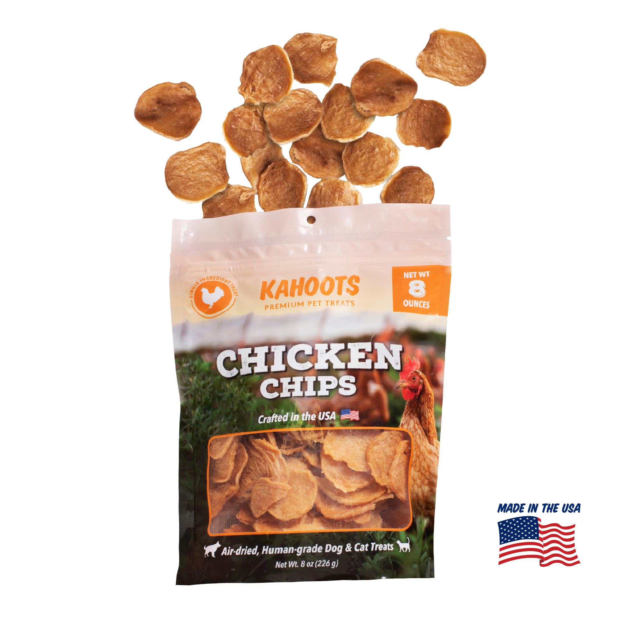 Chicken Chips | Human Grade Dog Treat | Single Ingredient | USA