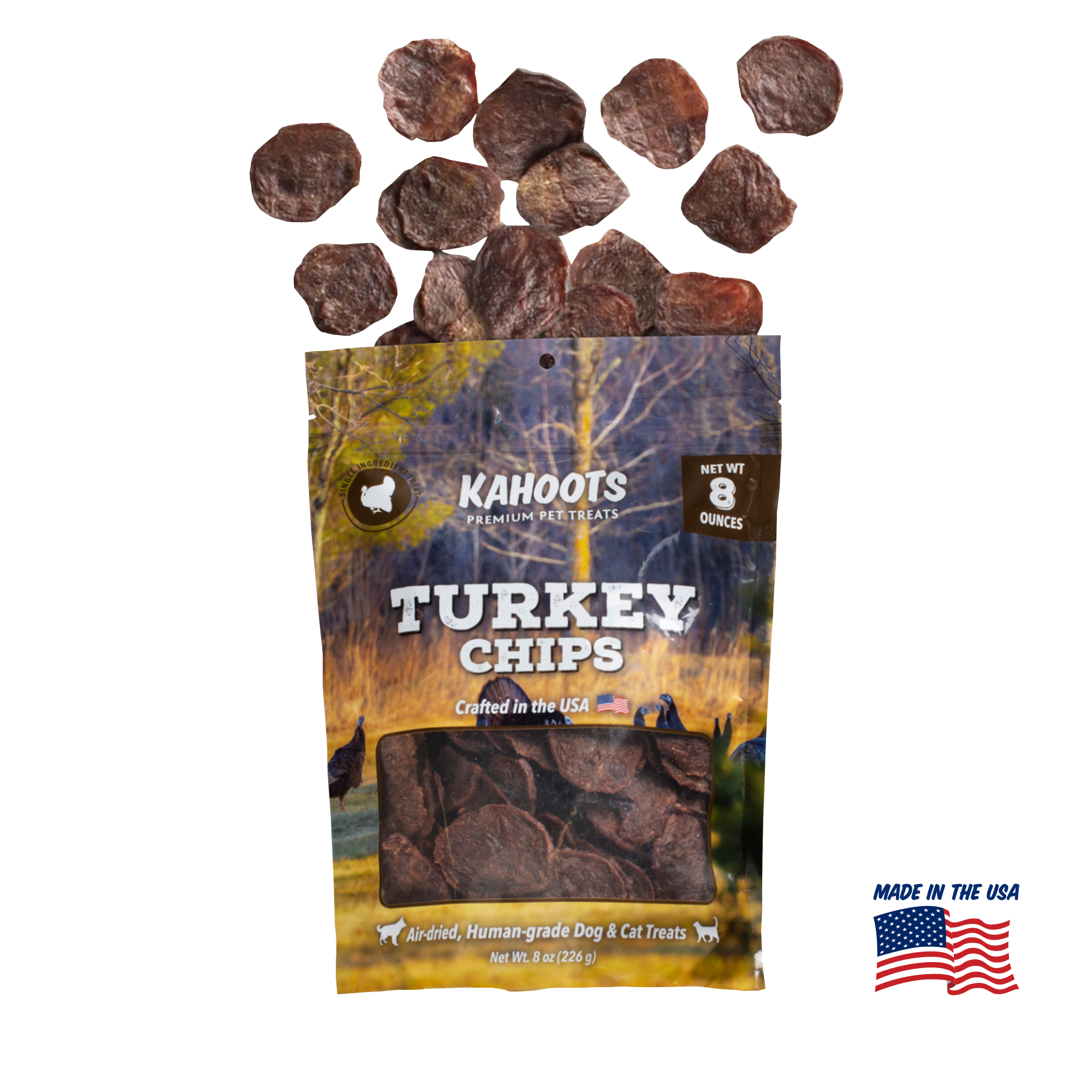 Turkey Chips | Human Grade Dog Treat | High Protein | USA – Kahoots Turkey Chips | Human Grade Dog Treat | High Protein | USA – Kahoots