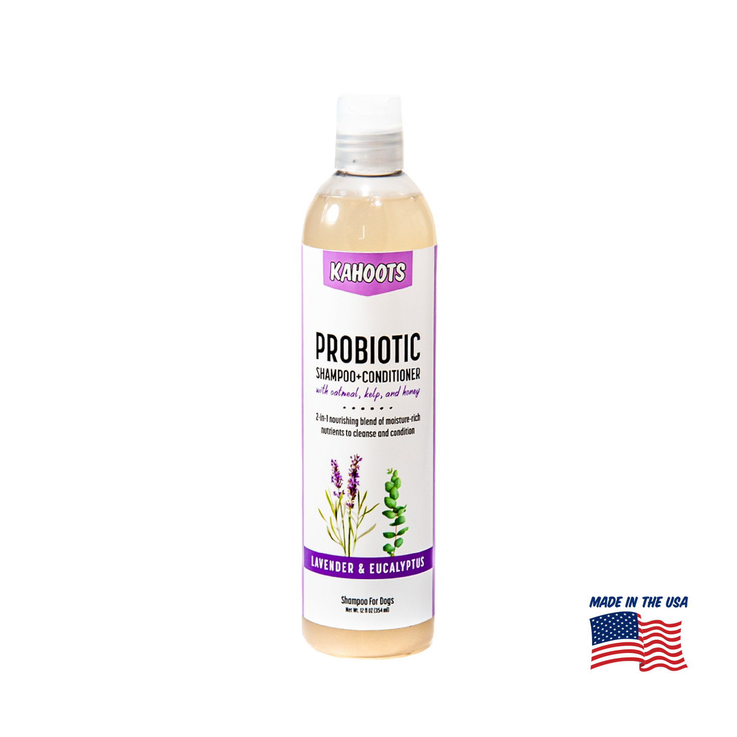 Kahoots lavender probiotic shampoo and conditioner