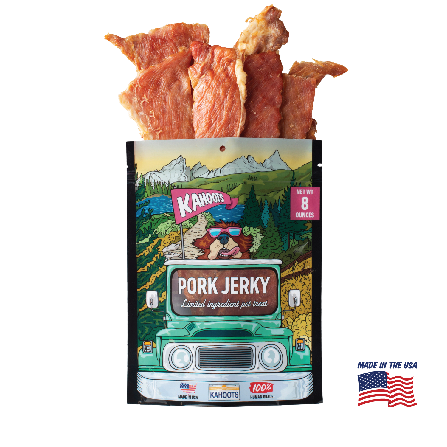Kahoots pork jerk treats