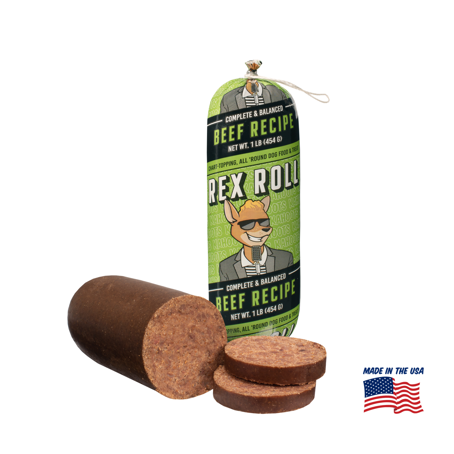 Kahoots Beef Rex Roll 1LB