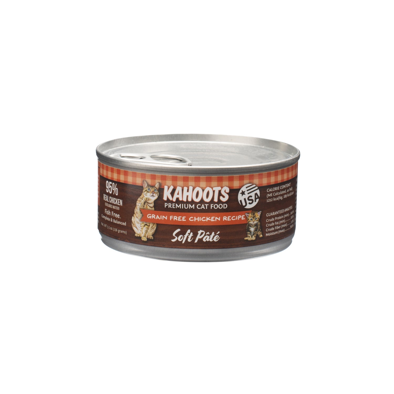 Soft Chicken pate wet cat food.