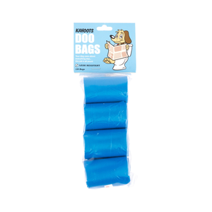 Blue doo bags