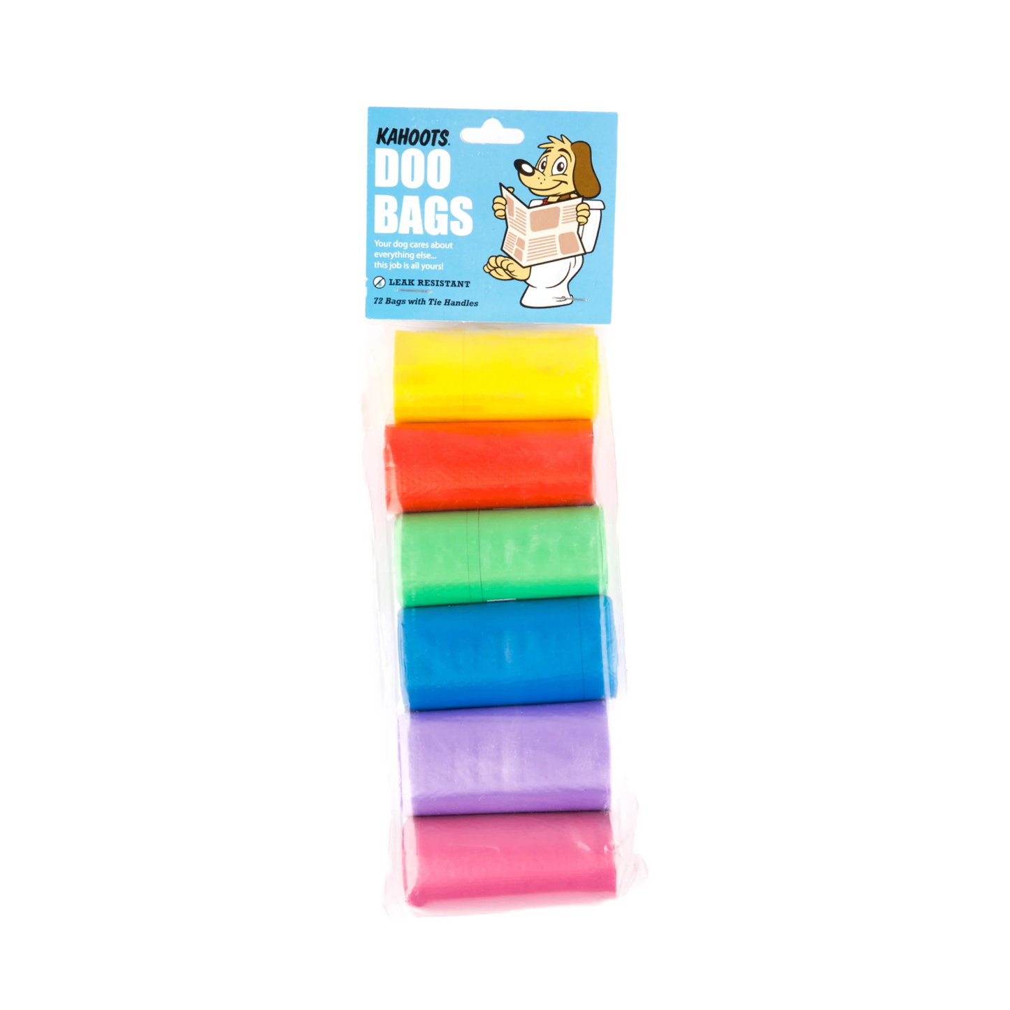 Multi-colored doo bags