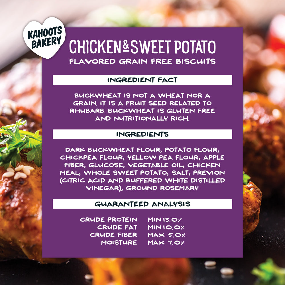graphic of the information on the back of the bag. Shows ingredients and guaranteed analysis