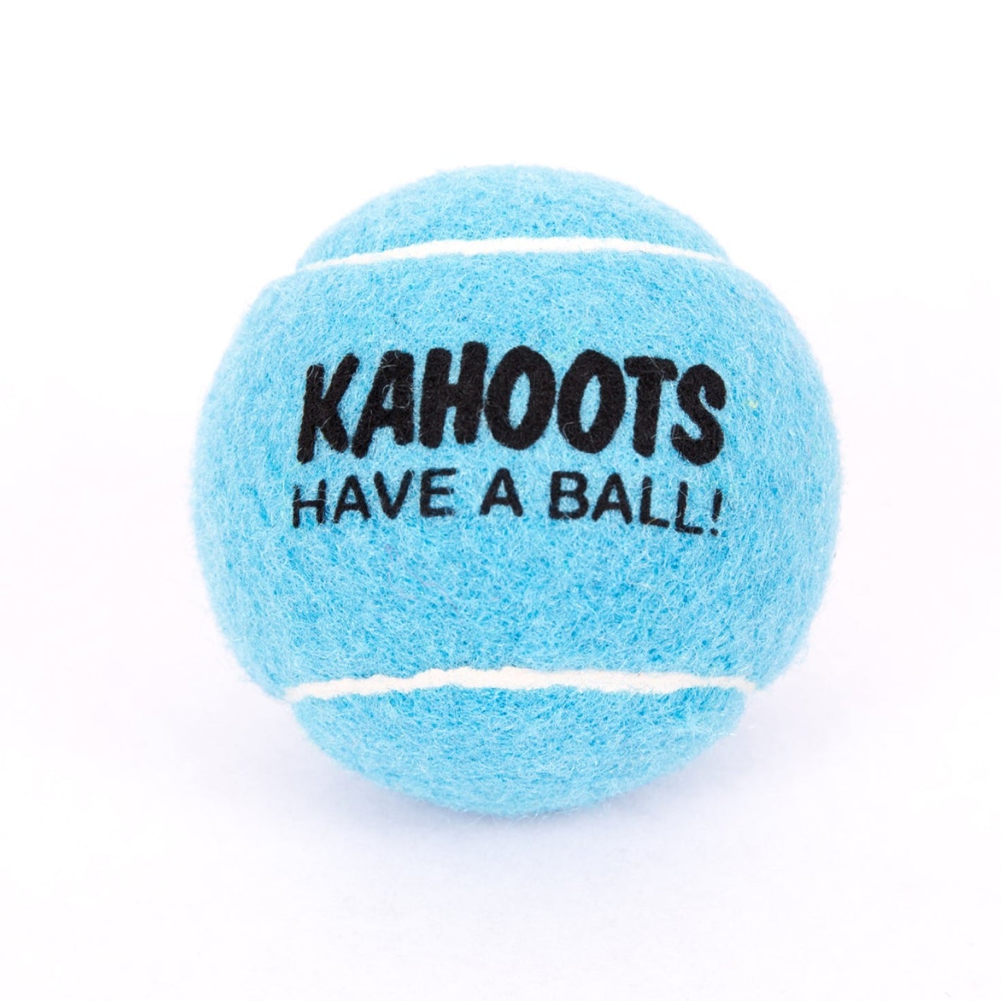 Blue tennis ball
