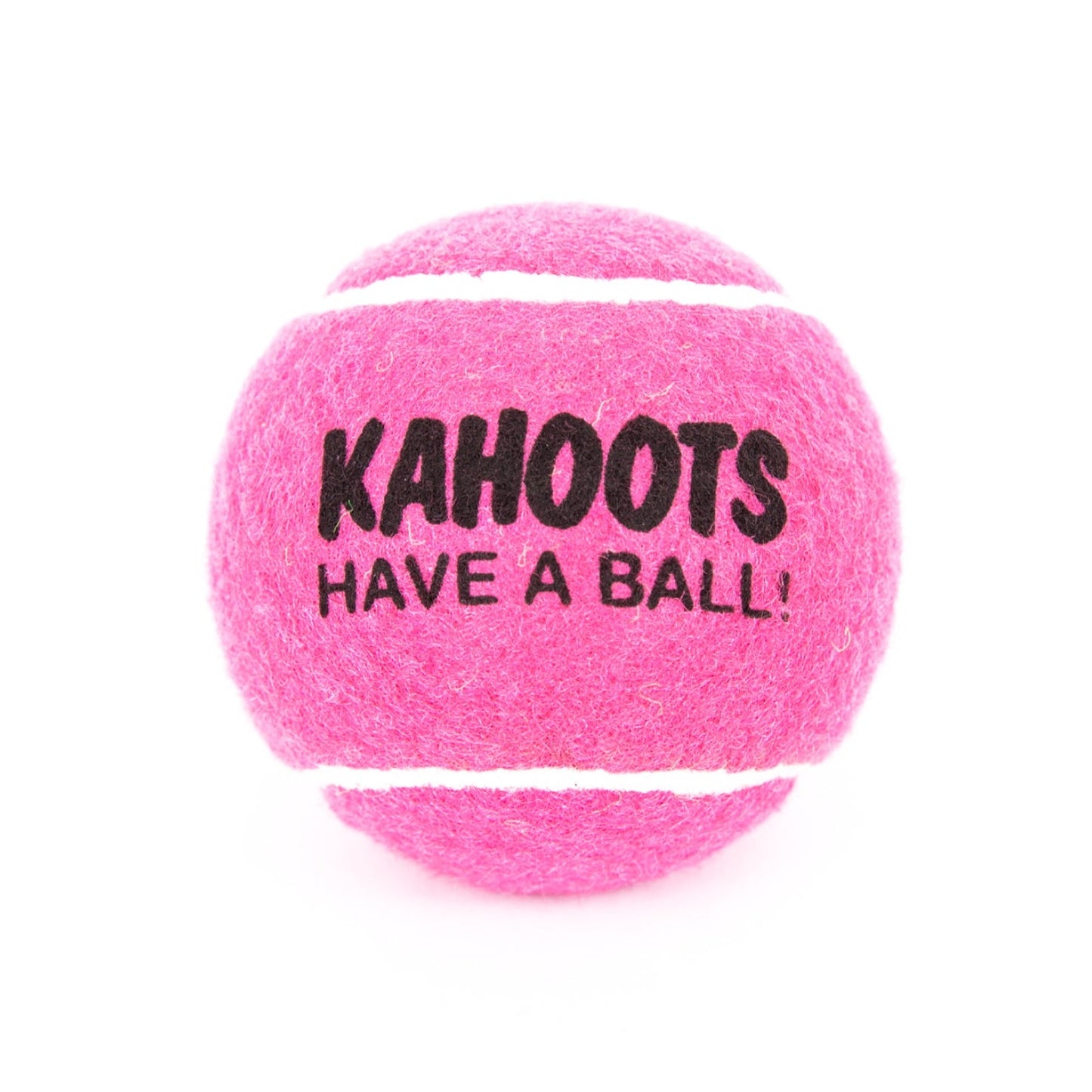 Pink tennis ball