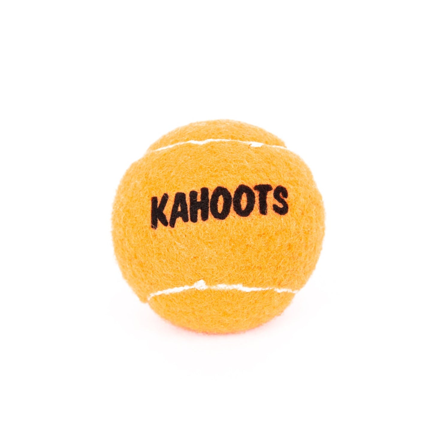 Orange tennis ball