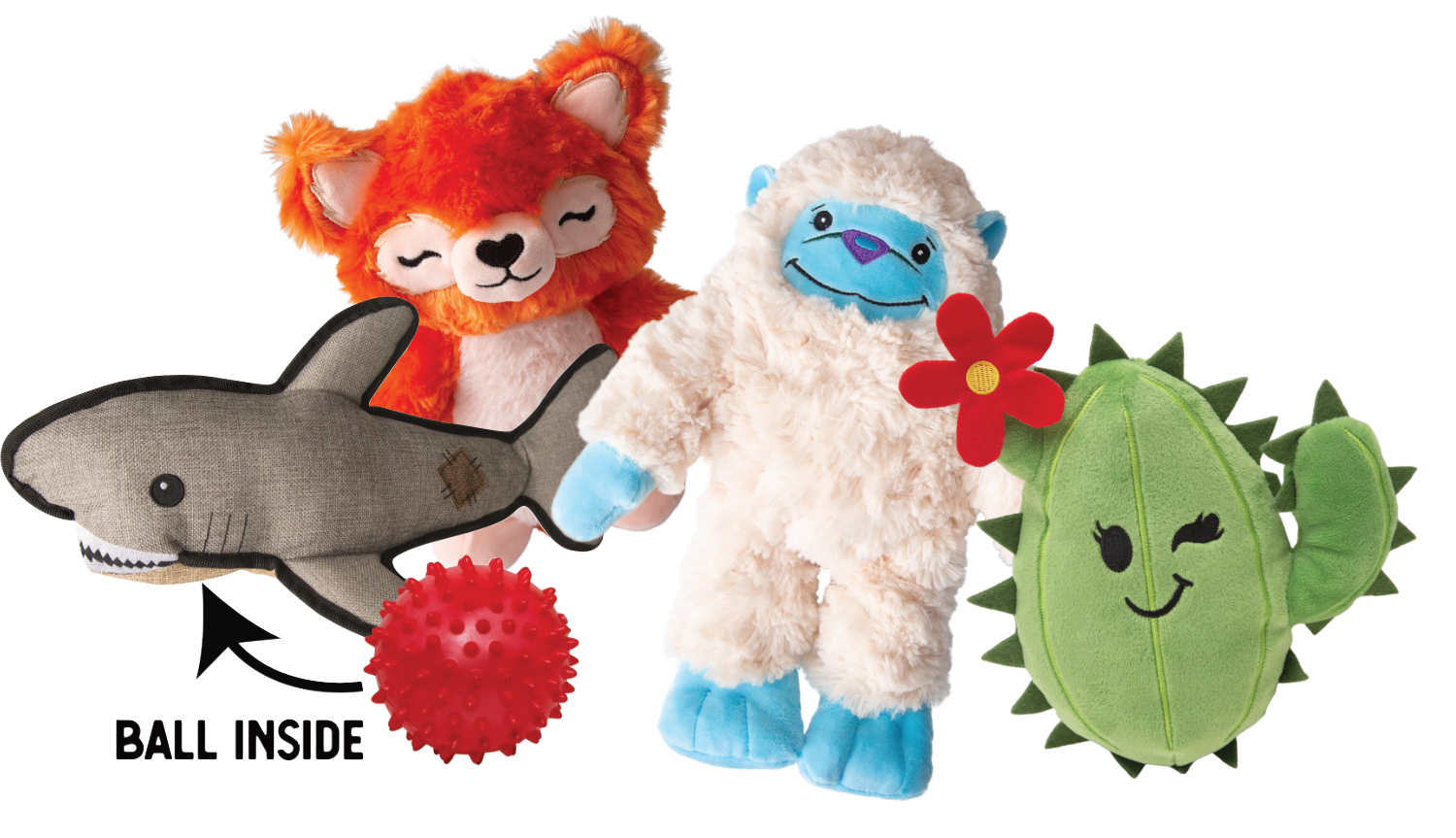 Plushy dog toys