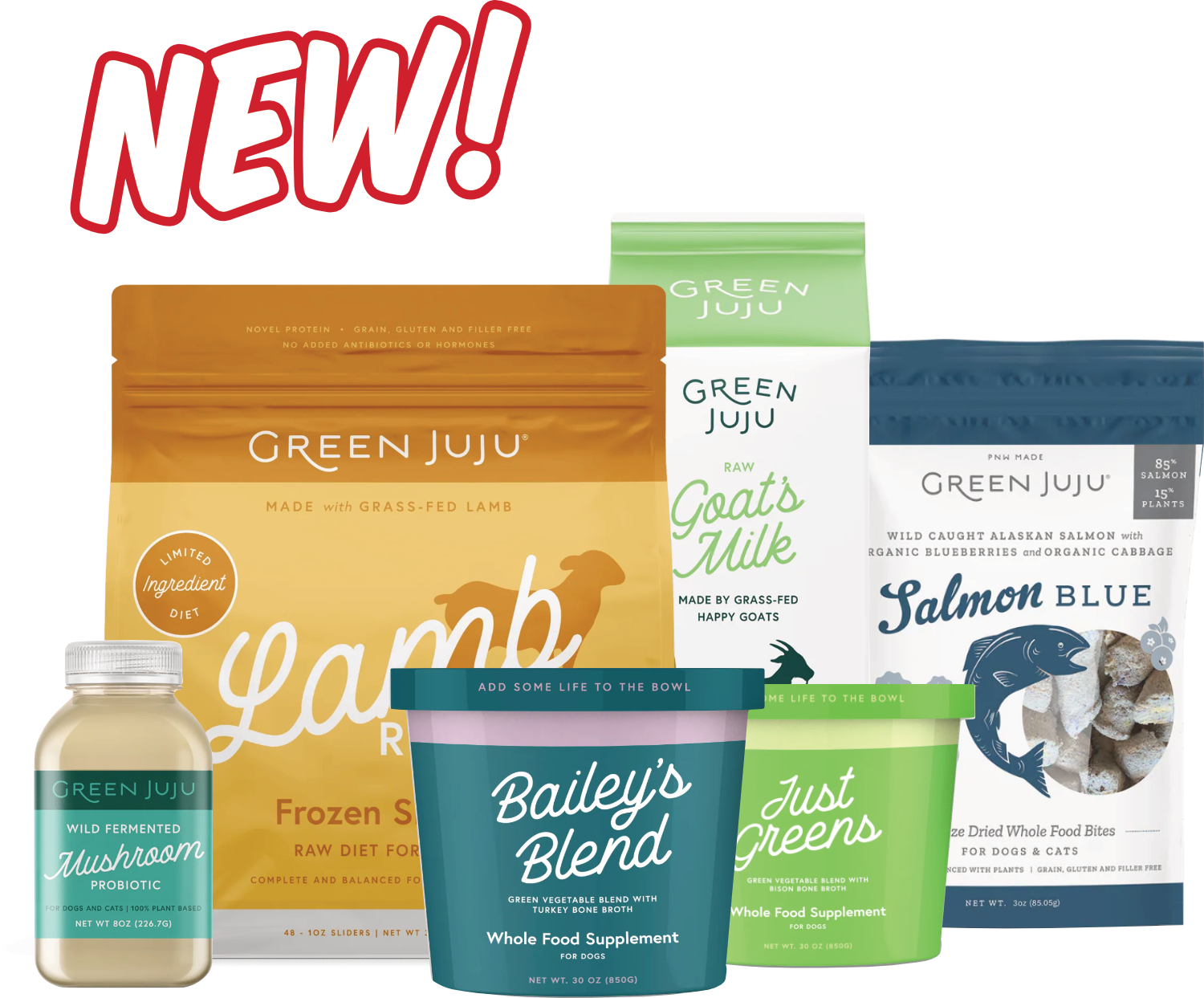 green juju product lineup