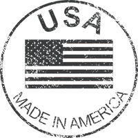 Badge: American flag