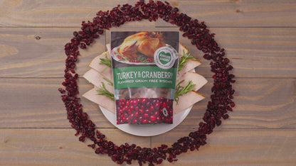 Video of turkey and cranberry biscuits