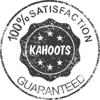badge: kahoots logo inside a seal