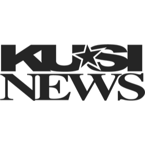 KUSI News logo in black on a white background