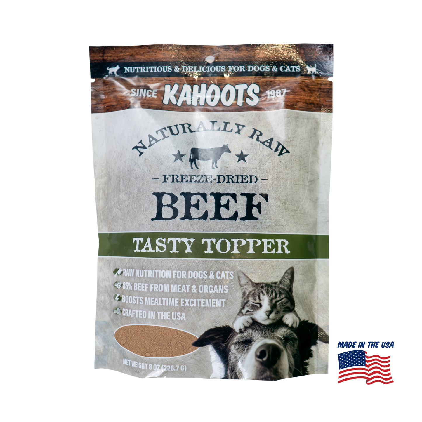 Naturally Raw Freeze Dried Tasty Topper Beef