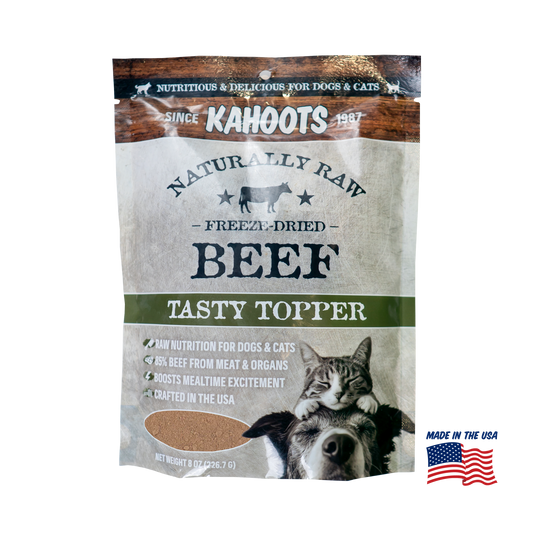 Naturally Raw Freeze Dried Tasty Topper Beef