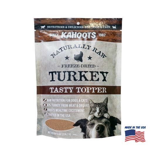 Naturally Raw Freeze Dried Tasty Topper Turkey