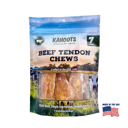 Beef tendon chews packaging