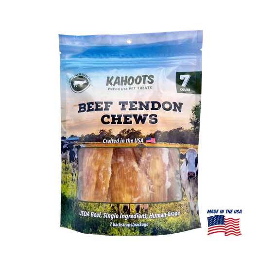 Beef tendon chews packaging