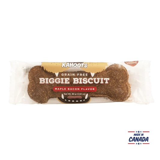 maple bacon biggie biscuit made in Canada