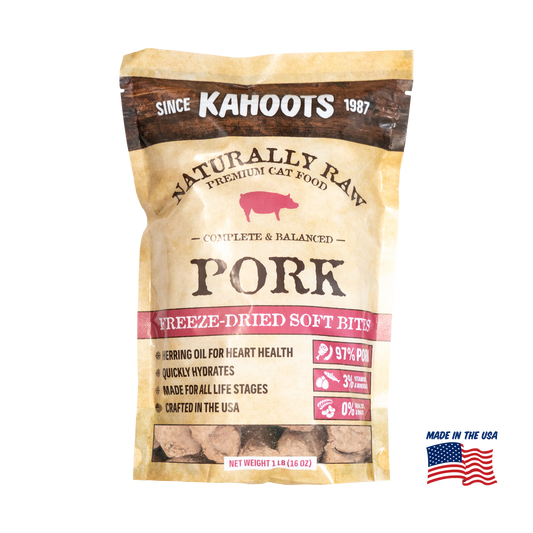 Kahoots Freeze Dried Cat Pork Bag