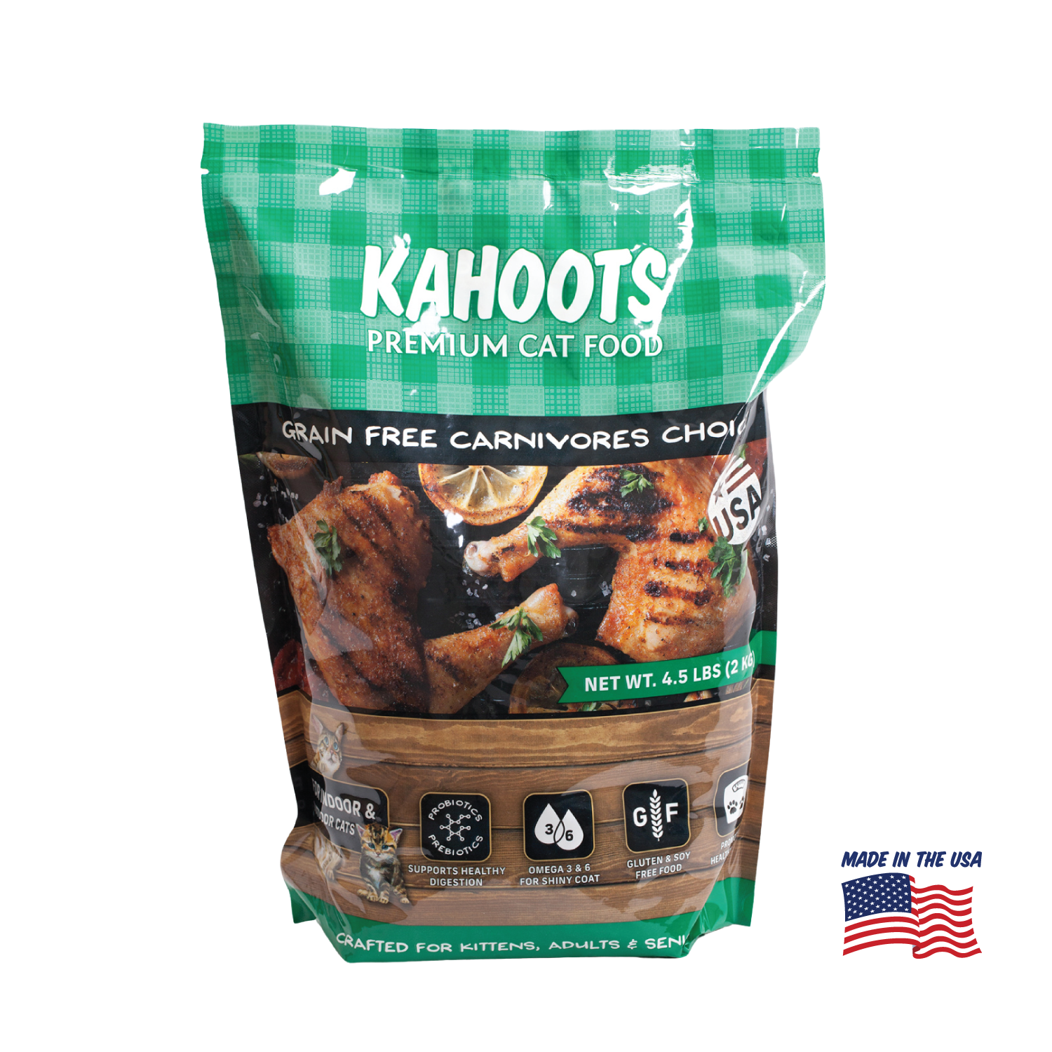 Kahoots Premium Cat Dry Food - Carnivores Choice 4.5lb