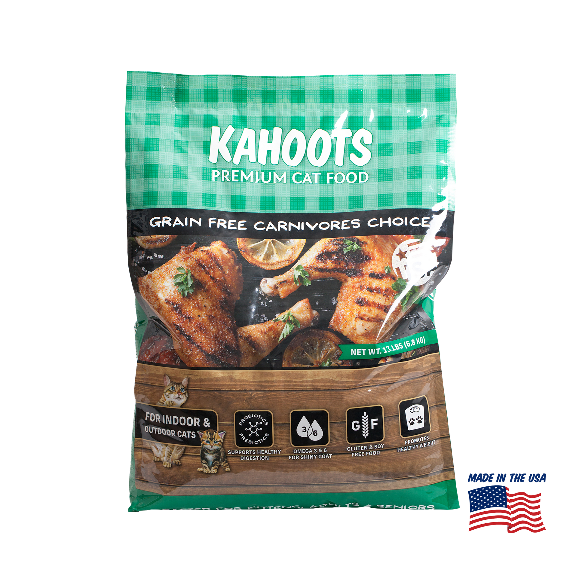 Kahoots Premium Cat Dry Food - Carnivores Choice 13lb