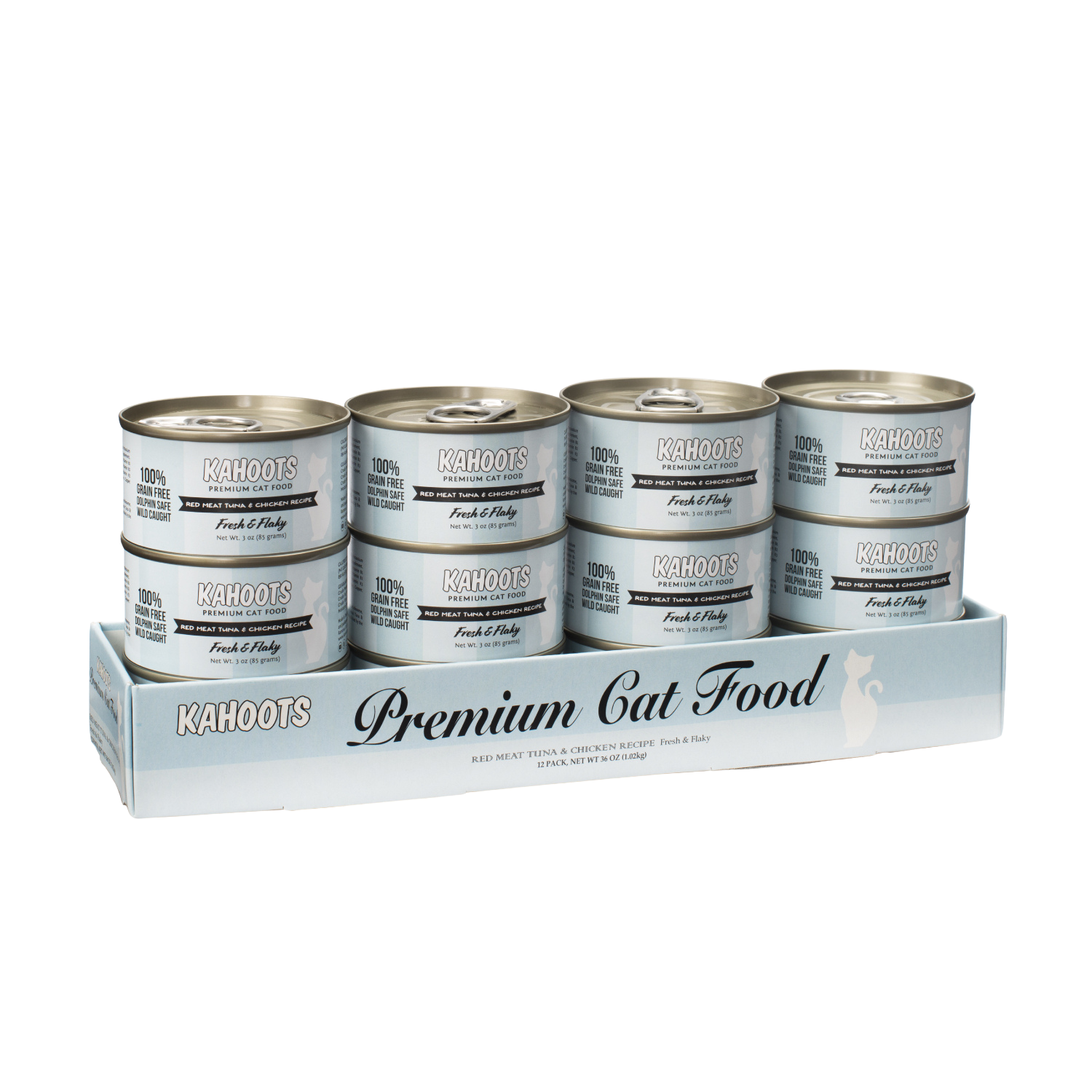 case quantity red meat tuna and chicken wet cat food