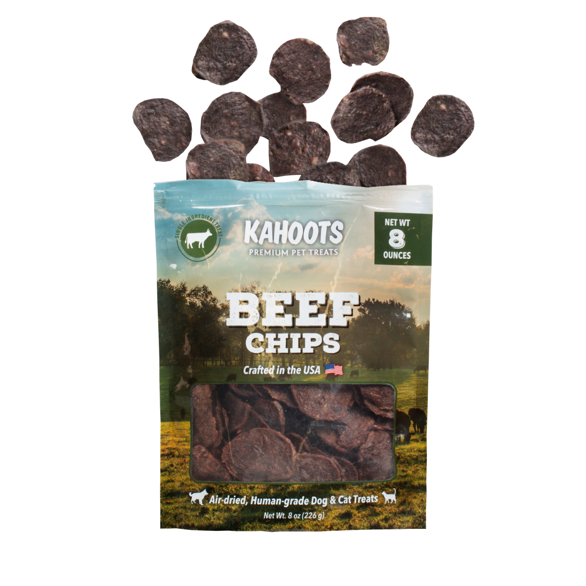 Beef Chips | Human Grade Dog Treat | Single Ingredient | USA – Kahoots Beef Chips | Human Grade Dog Treat | Single Ingredient | USA – Kahoots