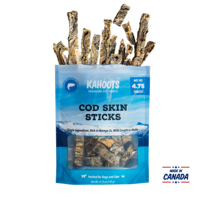 Cod Skin Sticks made in Canada