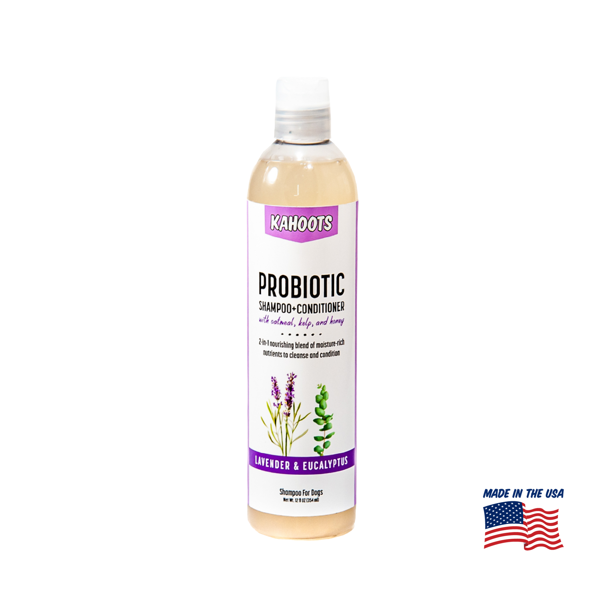 Kahoots lavender probiotic shampoo and conditioner