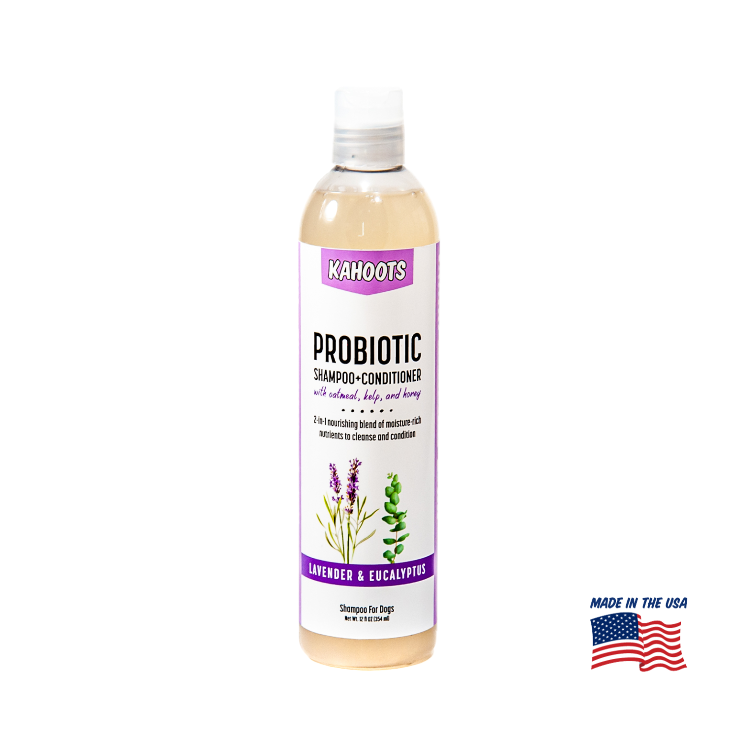 Kahoots lavender probiotic shampoo and conditioner
