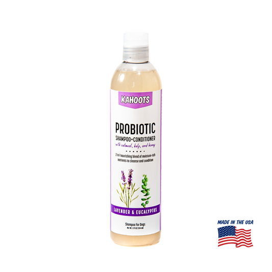 Kahoots lavender probiotic shampoo and conditioner