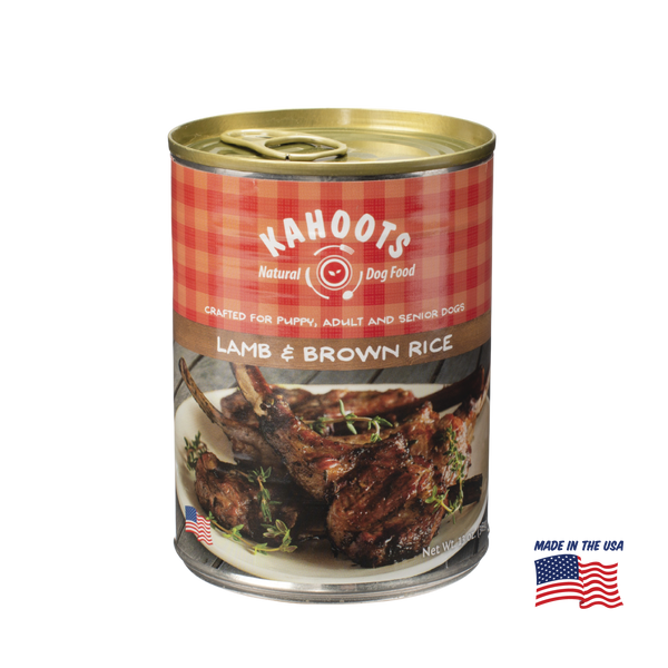 Lamb & Brown Rice Pâté - Wet Dog Food - 12 Count | Kahoots Pet