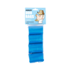 60 Count Pack of blue dog waste bags with a 'Kahoots' brand label on a white background