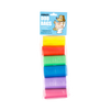 72 Count Pack of colorful dog waste bags with a Kahoots brand label