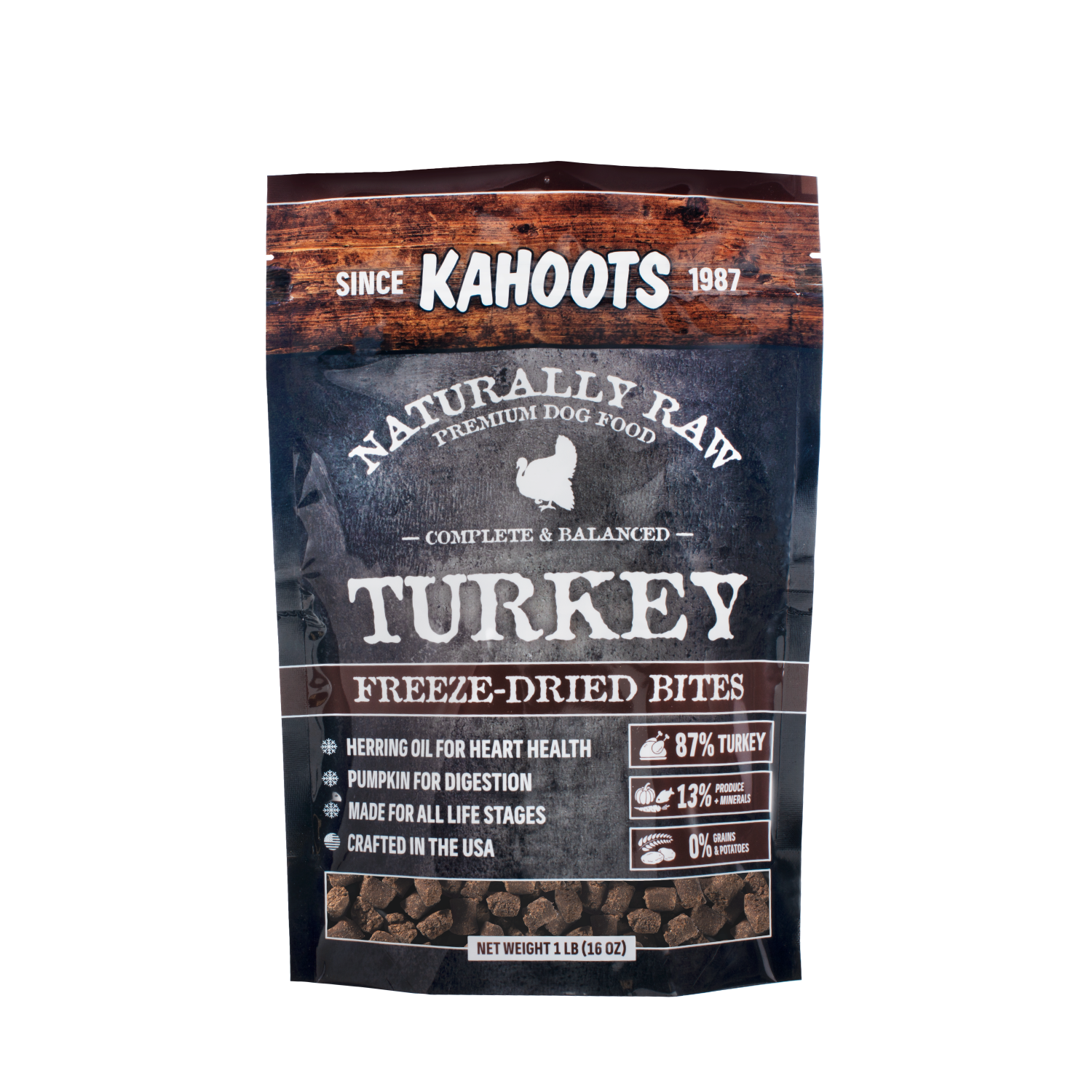 Freeze-dried Turkey Bites - Dog Food | Kahoots