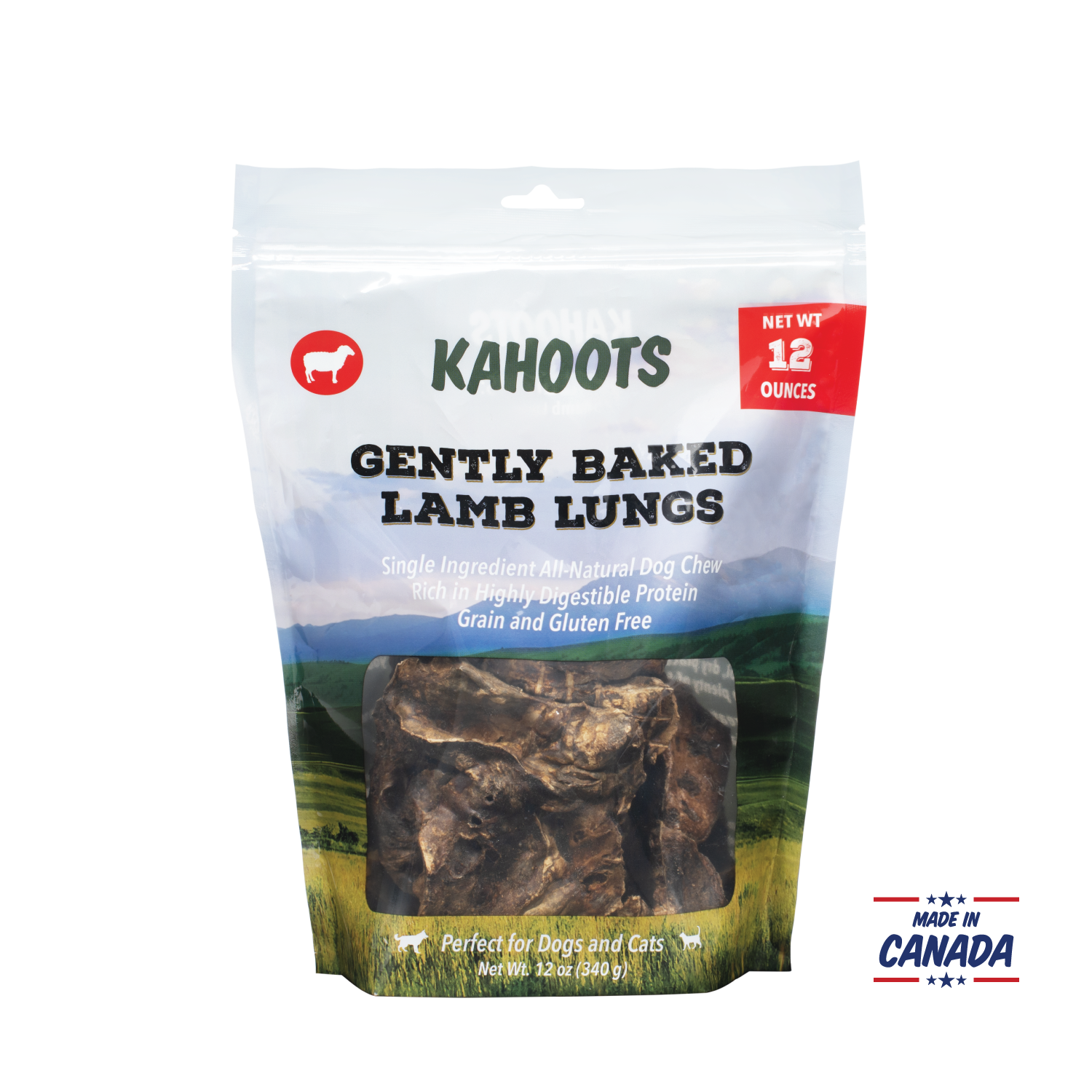 kahoots lamb lungs dog treat