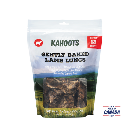 kahoots lamb lungs dog treat
