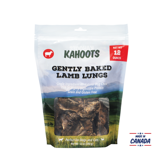 kahoots lamb lungs dog treat