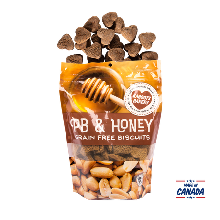 Peanut Butter & Honey Biscuits - Dog Treats | Kahoots Pet