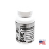 Bottle of Kahoots Probiotics with images of dogs and cats on a white background