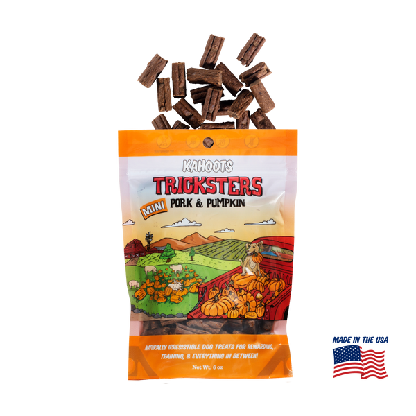 Tricksters Mini Pork & Pumpkin - Dog Treats | Kahoots Pet