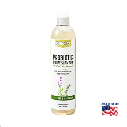 Kahoots puppy probiotic shampoo and conditioner