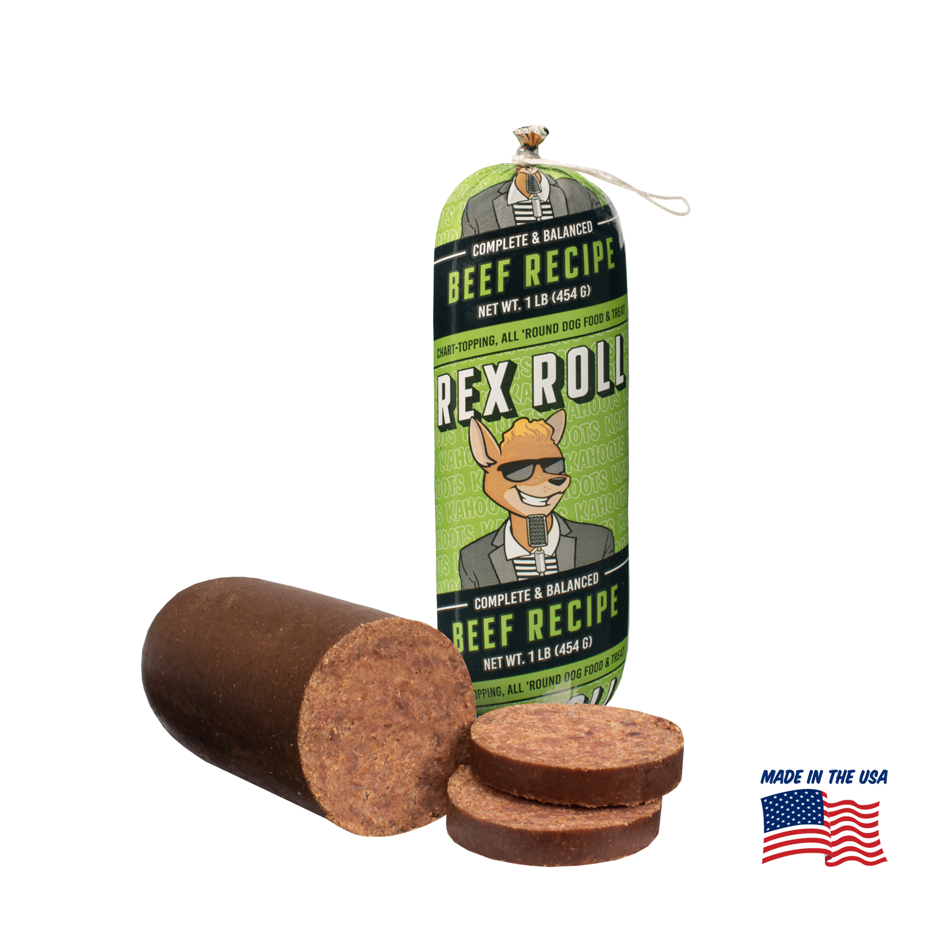 Kahoots Beef Rex Roll 1LB