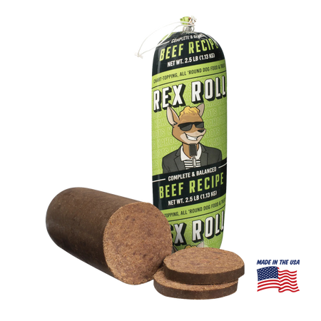 Rex Roll Beef Recipe - Dog Treats | Kahoots Pet